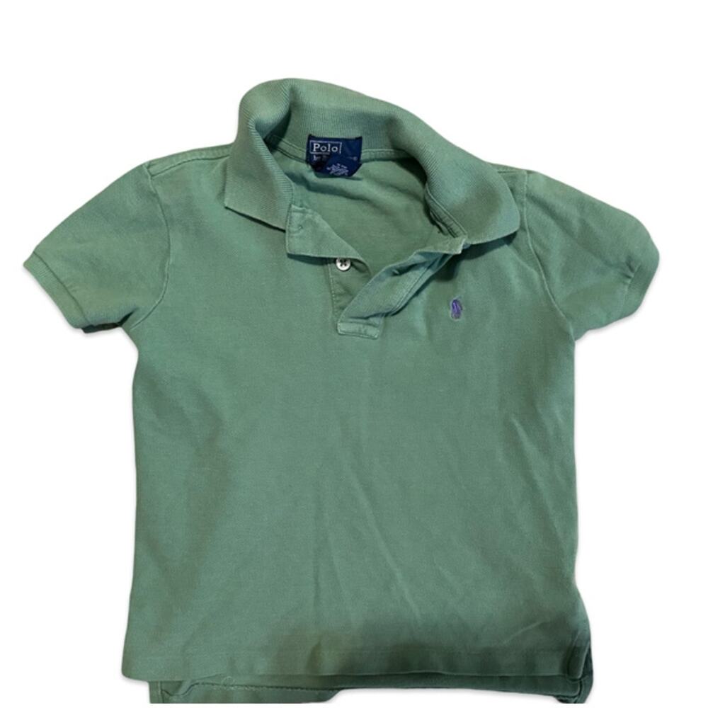 Polo Ralph Lauren Boys Polo Shirt Size 5T Green